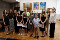 Koncert klavírní třídy Lenky Kubátové