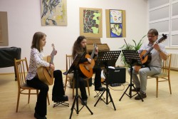 Koncert kytarové třídy Petra Slavíka