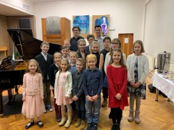Vánoční koncert třídy Davida Maška