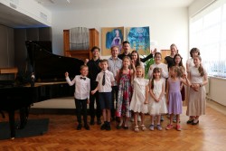 Koncert klavírní třídy Davida Maška